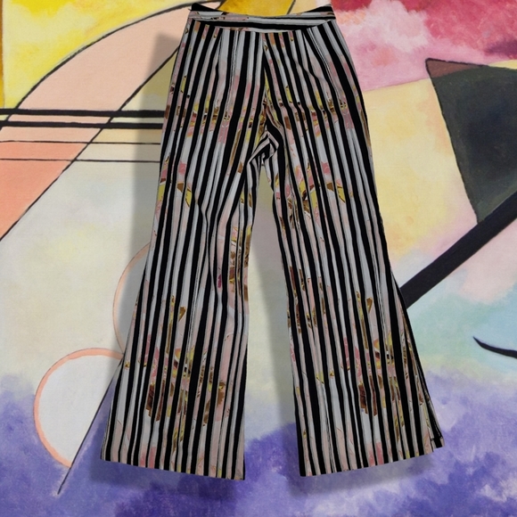 Palazzo BISOU BISOU flowy Flare pants size XS - Picture 1 of 11